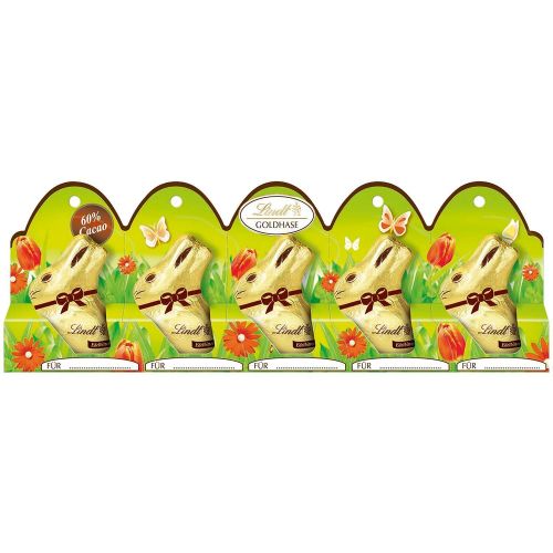 Lindt мини зайчета с тъмен шоколад (50 г)