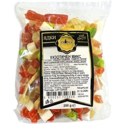 Exotica Fruits & Nuts екзотичен микс от плодове на кубчета (200 г)