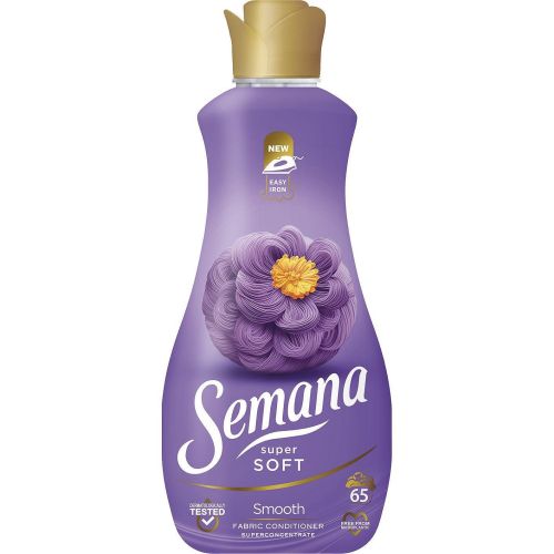Semana Super Soft Smooth омекотител, 65 пранета (1.3 л)