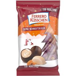 Ferrero Kusschen коледни бонбони с марципан (100 г)