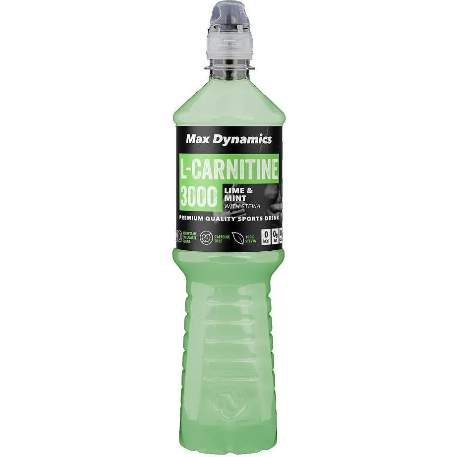 Max Dynamics L-Carnitine напитка за спортуване лайм и мента (750 мл)