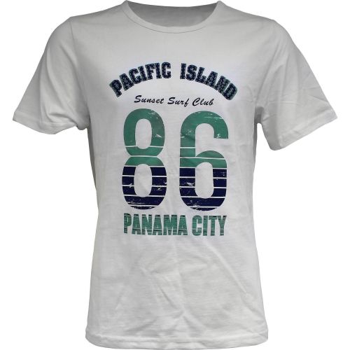 Yanev Sport Fashion мъжка тениска с щампа, Panama City, бяла, размер XXXL