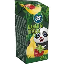 BBB сок банан и ягода 30%  (200 мл)
