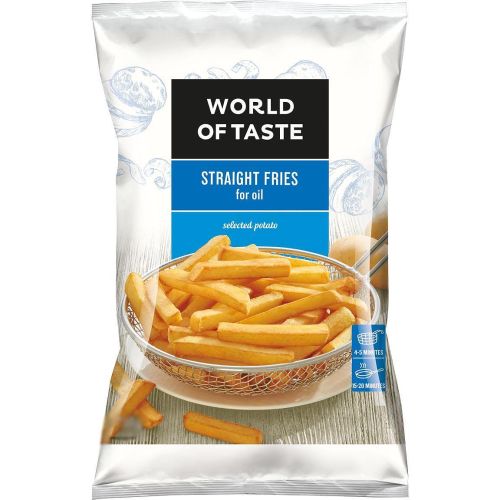 World of Taste картофи за пържене, прави (1 кг)