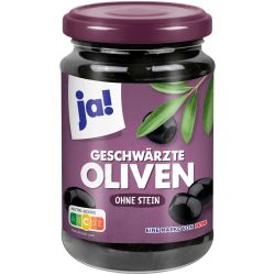 JA! черни маслини без костилки (320 г)