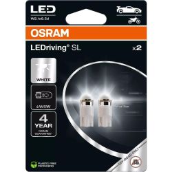 Osram LED автокрушки, W5W, White, 6000K (2 бр.)