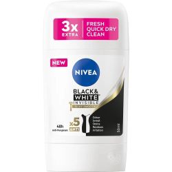 Nivea Invisible Black & White Silky Smooth део стик (50 мл)