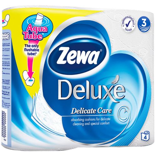 Zewa Deluxe Care тоалетна хартия (4 бр.)