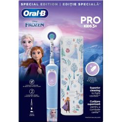 Oral-B Frozen Pro Kids комплект електрическа четка и калъф за пътуване (1 бр.)