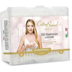 Cotton Sound Gold клечки за уши (200 бр.)