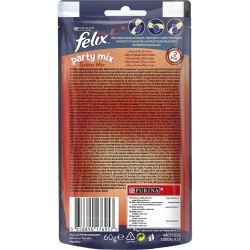 Purina Felix Party Mix храна за котки, грил микс (60 г)
