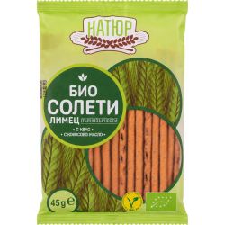 Натюр био пълнозърнести солети от лимец (45 г)