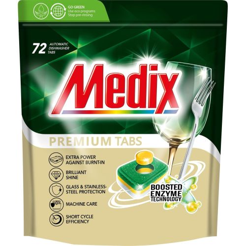 Medix Premium Tabs таблетки за миялна машина (72 бр.)