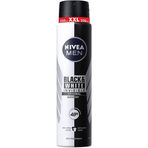 Nivea Men дезодорант Invisible On Black & White. XL (250 мл)