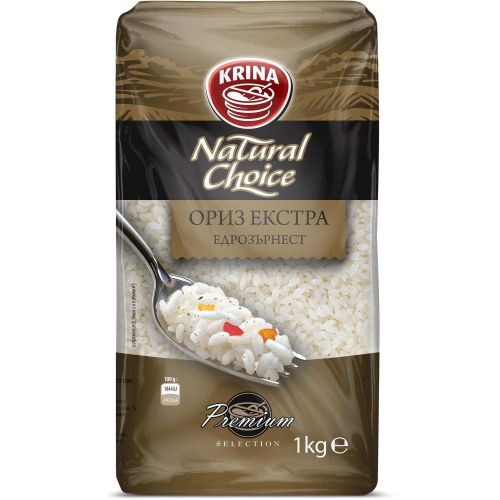 Krina Natural Choice ориз екстра едрозърнест (1 кг)