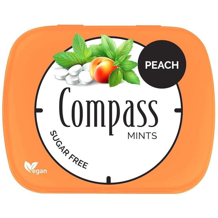 Compass Fresh Mints Peach ментови бонбони и вкус на праскова на цена от ...