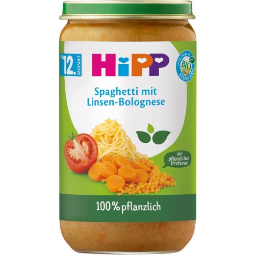 Hipp био спагети Болонезе с леща (250 г)