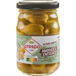 Crespo зелени маслини с бадем (198 г)