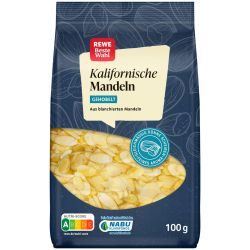 REWE калифорнийски бадеми филирани (100 г)