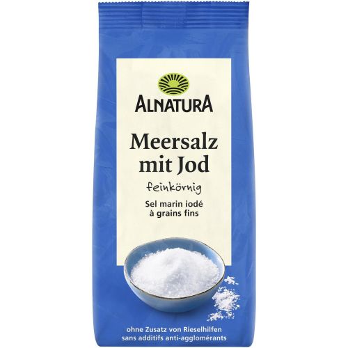 Alnatura морска сол с йод (500 г)