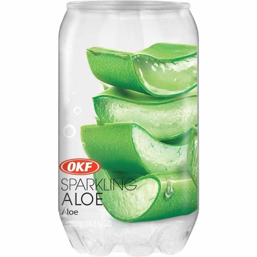 OKF Sparkling газирана напитка алое (350 мл)