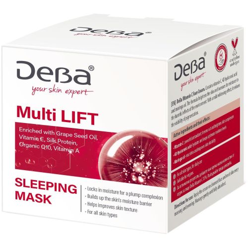 Deva Multi Lift Sleeping Mask маска за сън (50 мл)