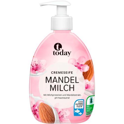 Today течен сапун бадемово мляко (500 мл)