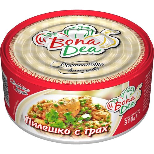Bona Dea пиле с грах (310 г)