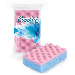 Comfort правоъгълна гъба за баня Massage, 15 х 9.5 х 4.3 см (1 бр.)