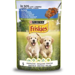 Purina Friskies Pouch храна за кучета пиле и моркови (100 г)