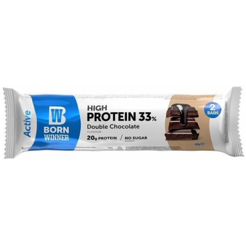 Born Winner Active протеинов бар двоен шоколад (60 г)