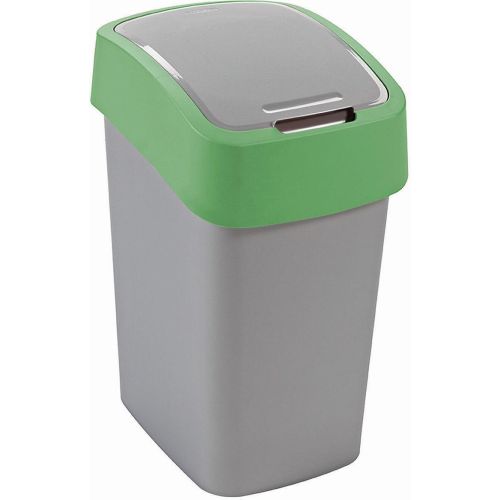 Flip кош за отпадъци, зелен, 25 л, 260 х 340 х 470 см (1 бр.)