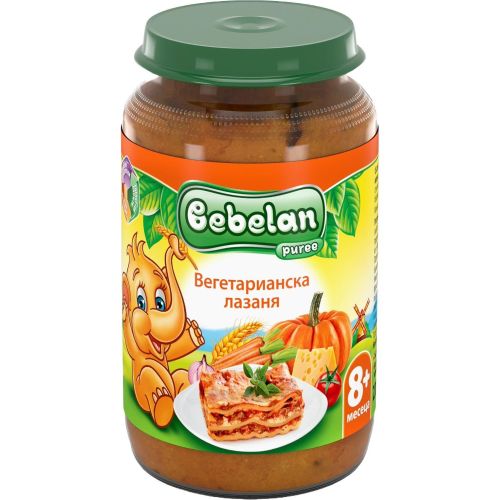 Bebelan вегетарианска лазаня, 8+ месеца (220 г)