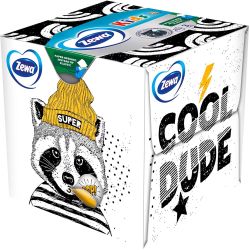 Zewa Kids трипластови кърпички в куб (6 бр.)