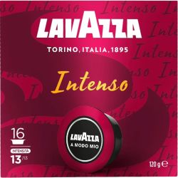 Lavazza Intenso кафе капсули съвместими с A Modo Mio, 120 г (16 бр.)