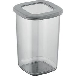 Horecano квадратна кутия със силиконов капак, антрацит 1.2 л (1 бр.)