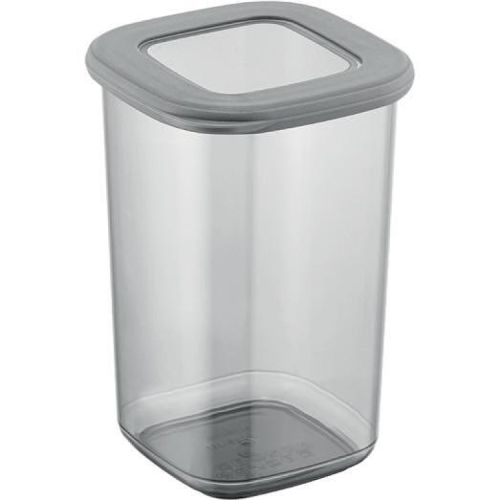 Horecano квадратна кутия със силиконов капак, антрацит 1.2 л (1 бр.)