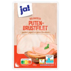 JA! филе от пуешки гърди, слайс (100 г)