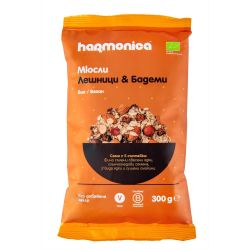 Harmonica био мюсли с лешници и бадеми (300 г)