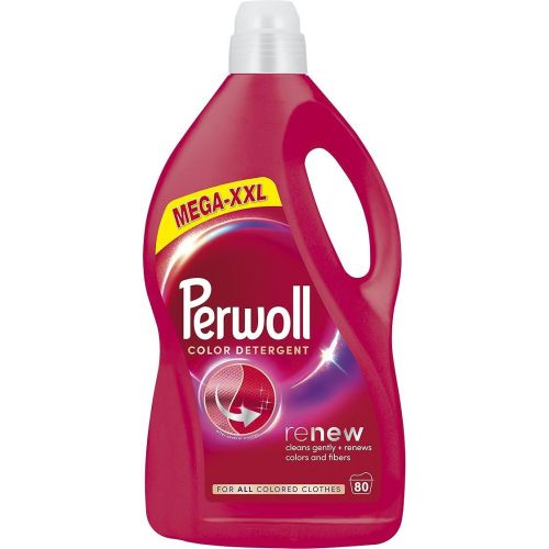 Perwoll Color Detergent течен перилен препарат за цветно пране, 80 пранета (4 л)