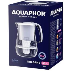 Aquaphor A5 филтрираща кана за вода бяло/черно, 4.2 л (1 бр.)