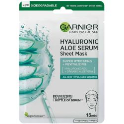 Garnier Skin Naturals Hyaluronic Aloe маска за лице, текстилна (32 г)