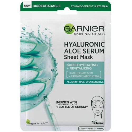 Garnier Skin Naturals Hyaluronic Aloe маска за лице, текстилна (32 г)
