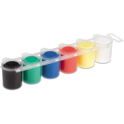 Primo темперни бои 6 цвята х 25 мл, в бурканчета (1 бр.)