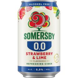 Somersby ягода и лайм 0.0%, кен (330 мл)