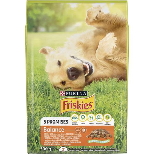 Purina Friskies Balance храна за кучета в зряла възраст, пиле (500 г)