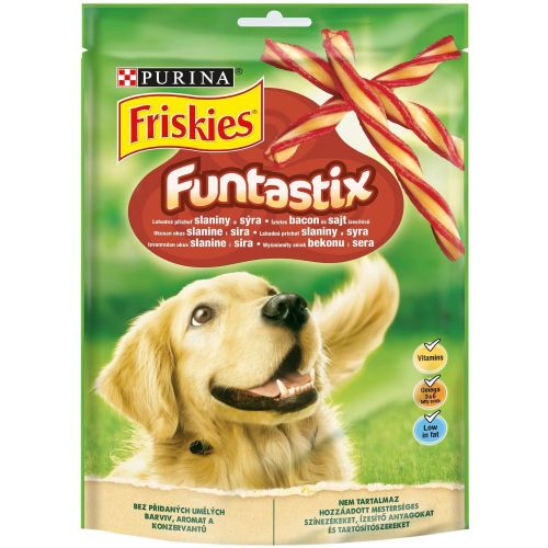 Purina Friskies Funtastix храна за кучета, лакомство с шунка и сирене (175 г)