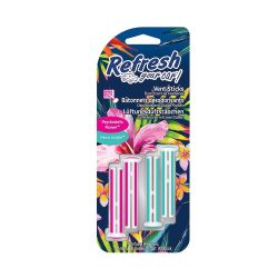 Refresh your car ароматизатор за автомобил Psychedelic Flower / Neon Jungle, 4 бр. (1 бр.)