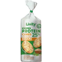 Livity протеинов кейк с царевица и грах