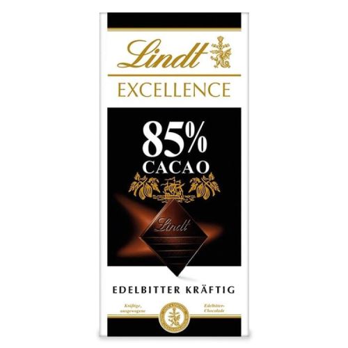 Lindt Excellence шоколад, 85% какао (100 г)